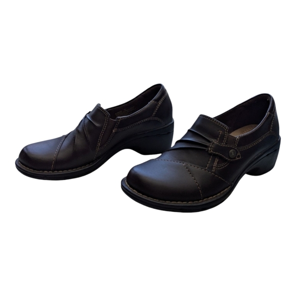 Earth Spirit Gelron 2000 Brown Leather Loafer Slip On Shoe 6 Memory Foam Sole - Picture 2 of 10